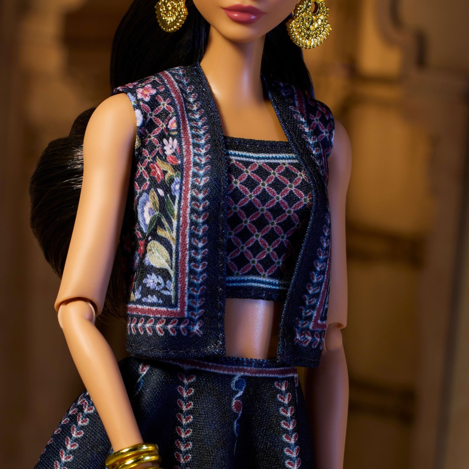 Barbie Diwali Doll by Anita Dongre Wearing Festival of 13 inches, Multicolor