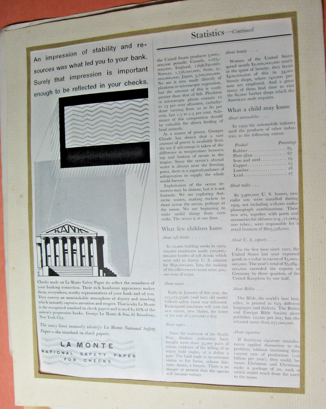 Two Edison Mazda Lamps (General Electric) Ads from 1930 “Fortune” Magazine