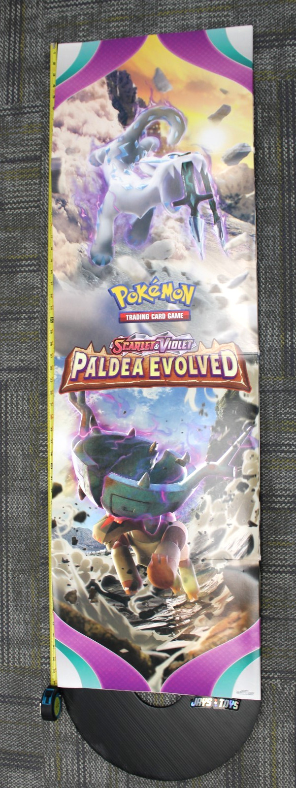 Pokemon TCG Scarlet & Violet Paldea Evolved 54 Inch Totem Display Stand