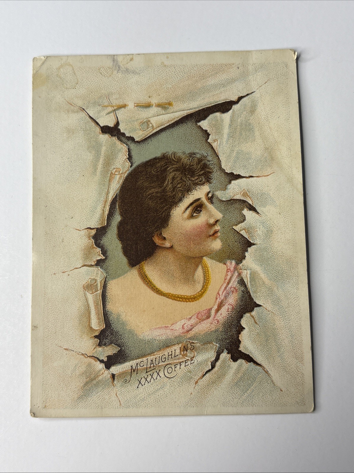 MCLAUGHLIN’S XXXX COFFEE Victorian Advertising Trade Card 10099