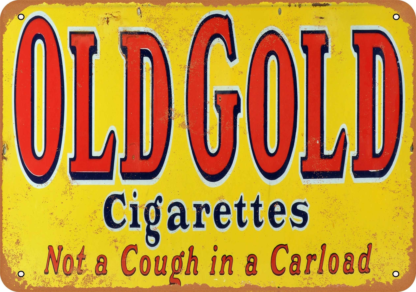 Metal Sign – Old Gold Cigarettes – Vintage Look Reproduction