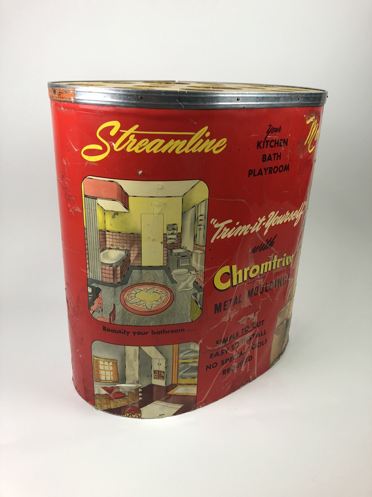 1947 Chromtrim Store Display Stand (25”x24”x15.5”) – Made in Ajax, Ontario