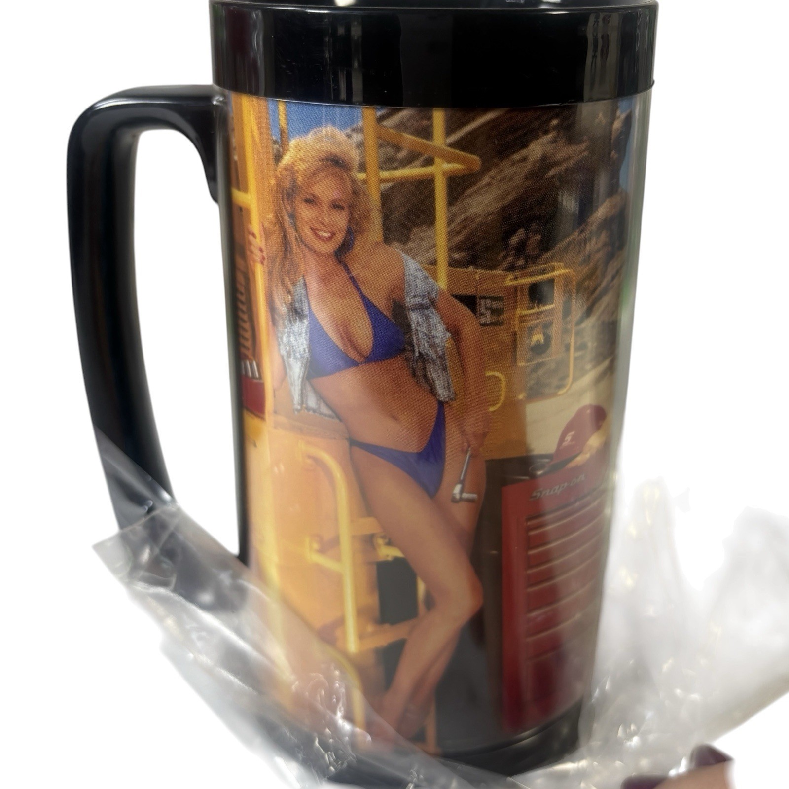 1991 Snap-on Toolmates (PB Playmates) 16oz Travel Mugs Set of 6 * NEW in Box *