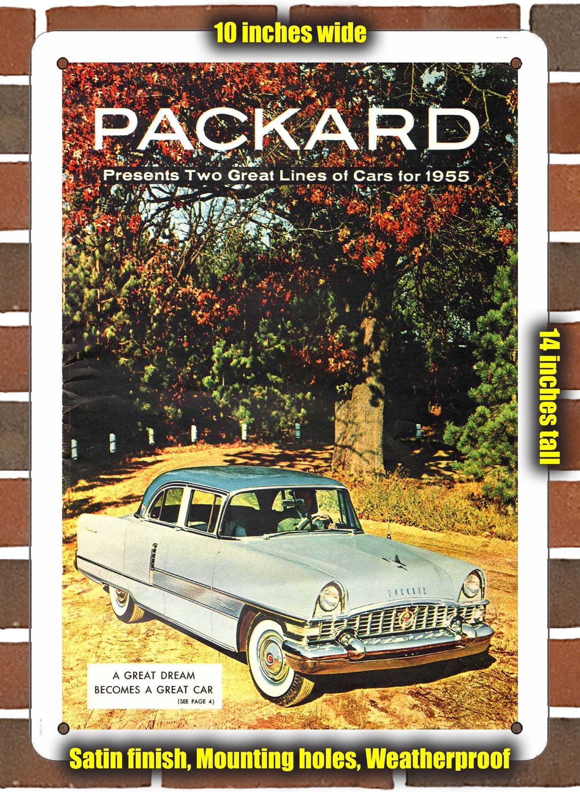 METAL SIGN – 1955 Packard
