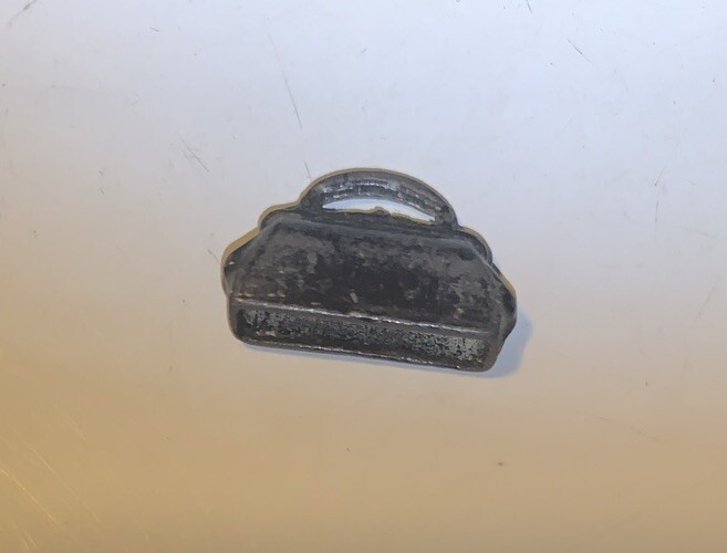 Vintage Cracker Jack Gumball Metal Purse Bag Case Charm Prize Toy Premium
