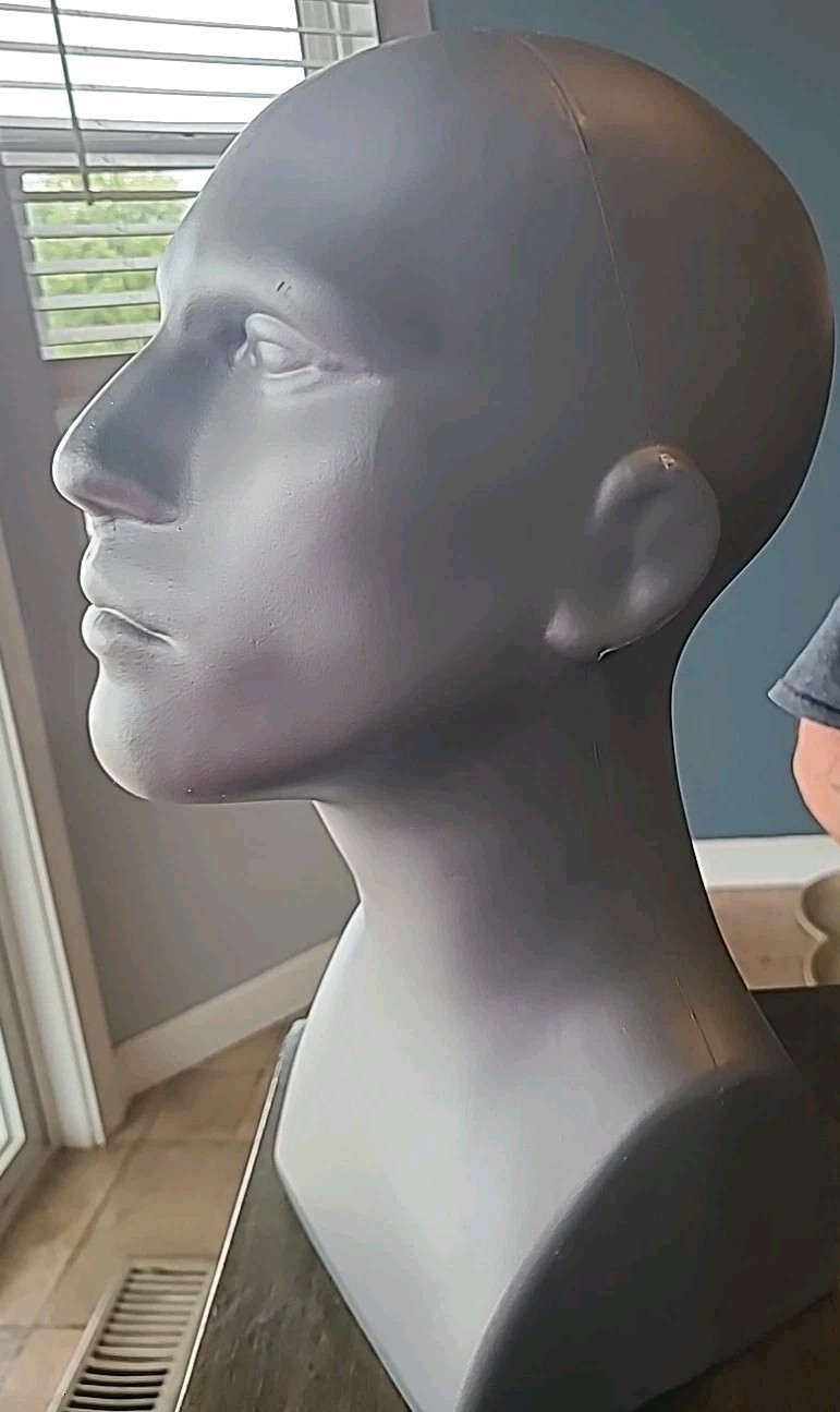 Male Mannequin Head Light Weight Style Display Head
