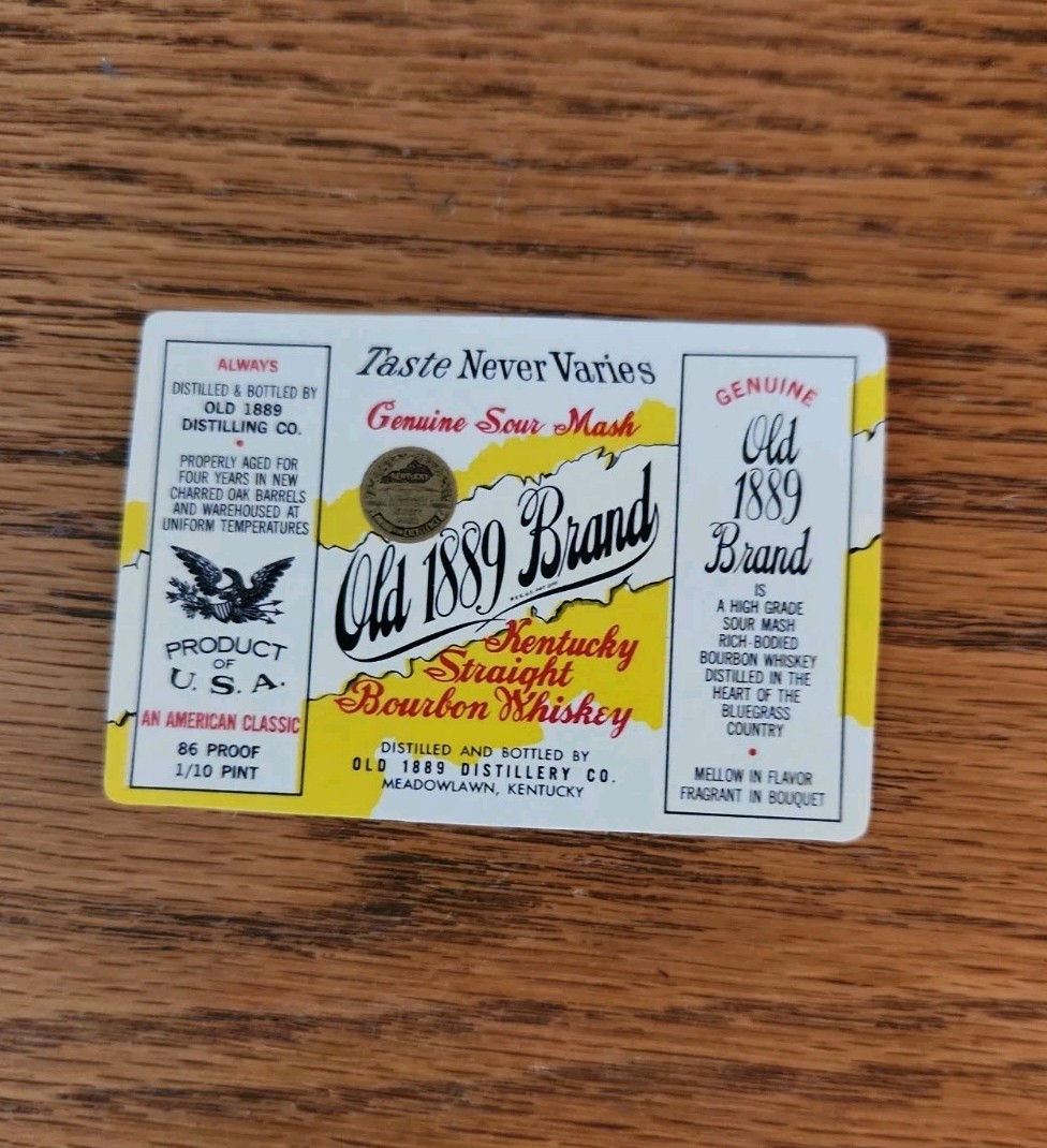 Rjkstamps 3 Vintage Advertising Beer, Whiskey, Label. Boone’s Falstaff, Old 1889