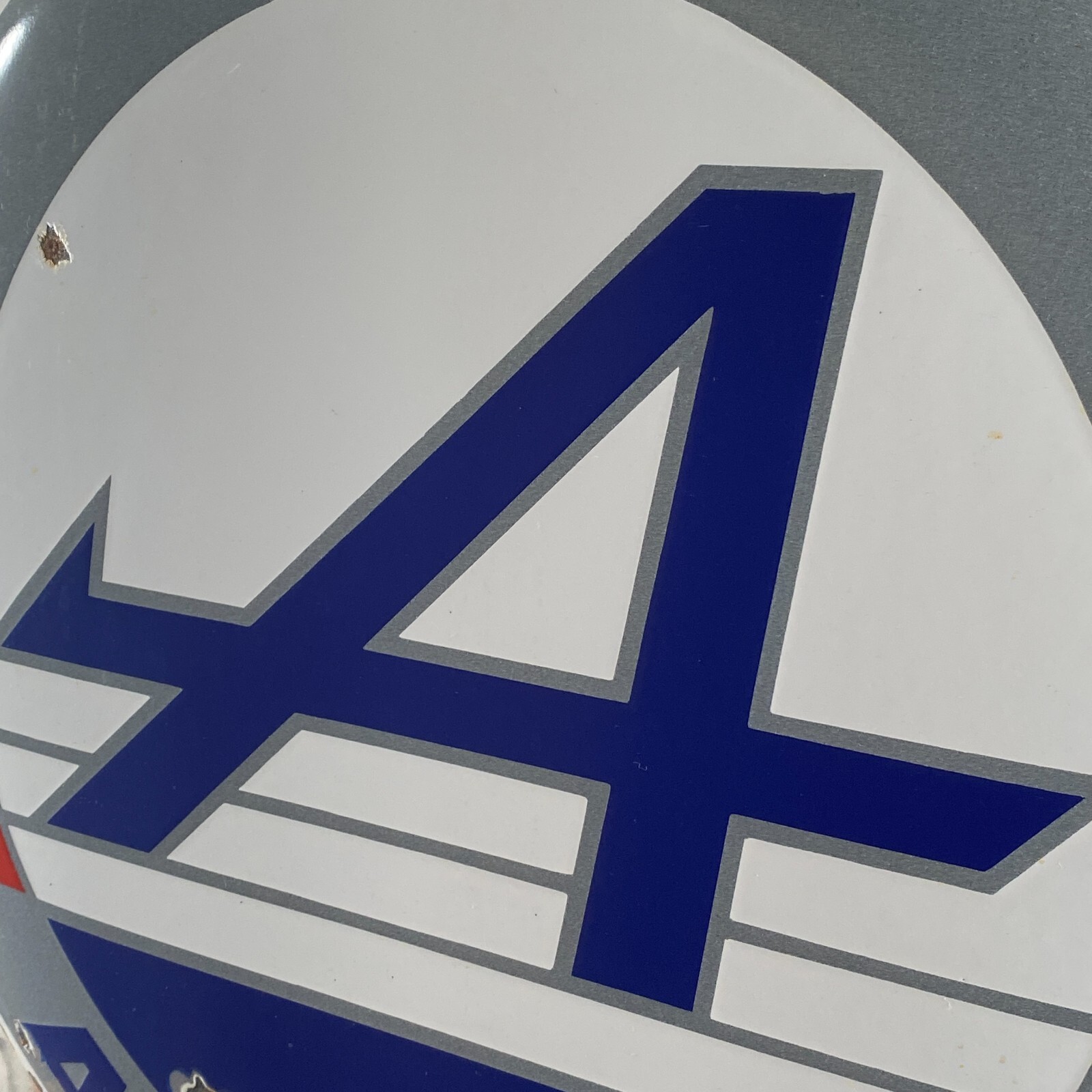 RENAULT ALPINE – Enamel Sign – Ø 50cm (19.7″) – Collector Workshop Large Signage