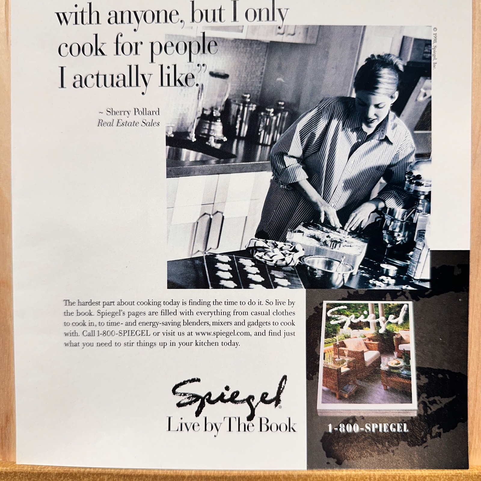 1998 Spiegel Mail Order Catalog Vintage Print Ad Clothing Home Goods Advert