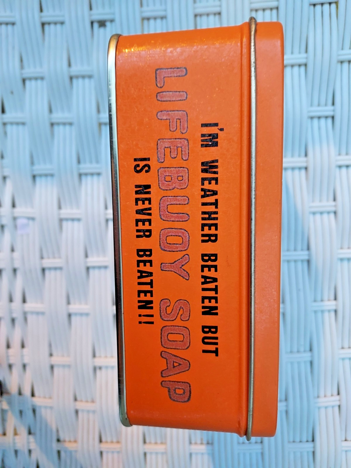 Vtg. 1995 Collectable Bristol Ware Tin- LIFEBUOY SOAP – Sailor Nautical