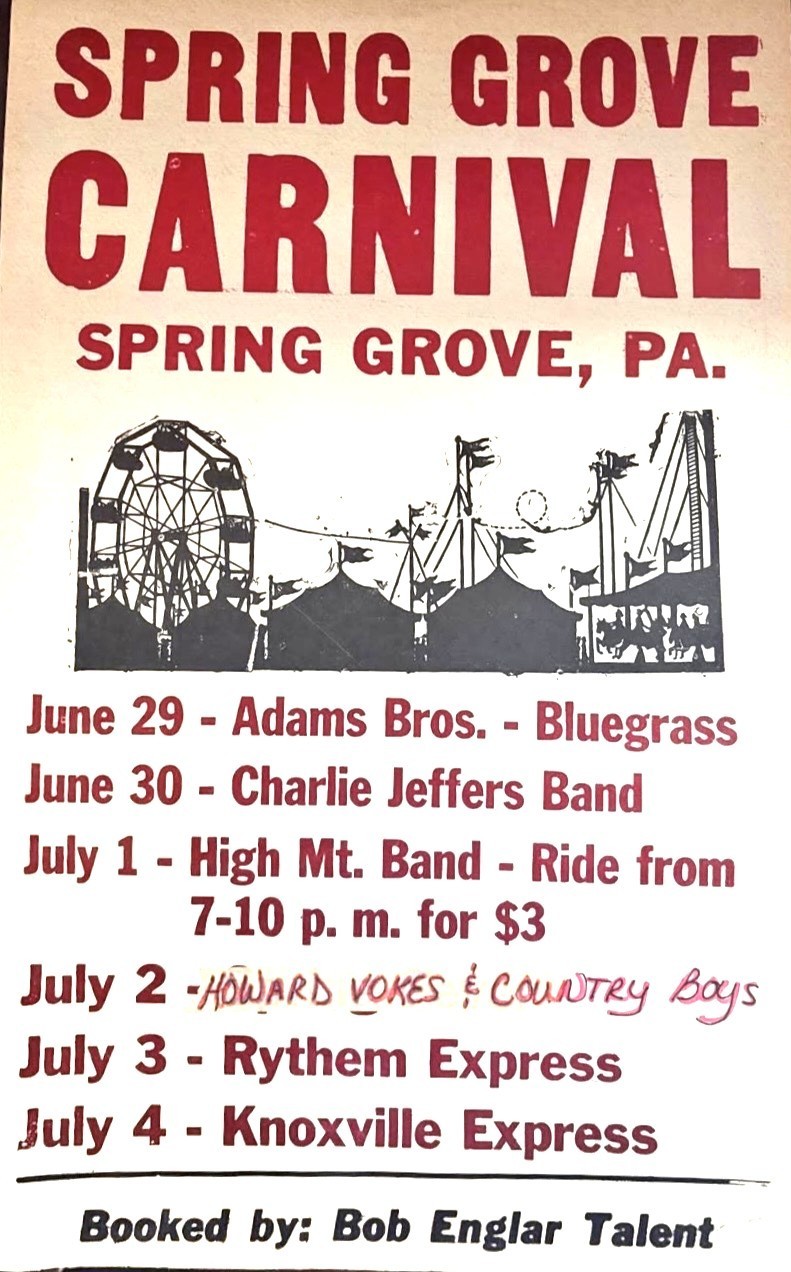 Spring Grove Pa. Carnival – June19-July4, 1981 Poster/Advertisement