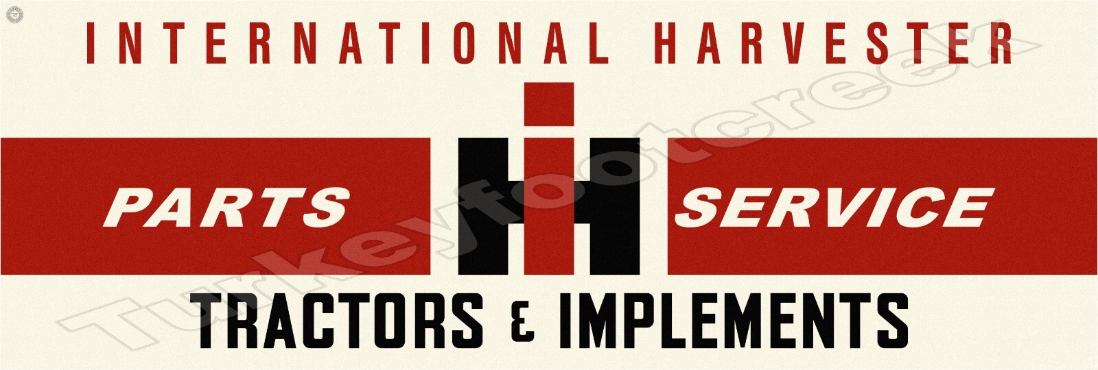 International Harvester Tractors & Implements Metal Sign 2 Sizes to Choose From