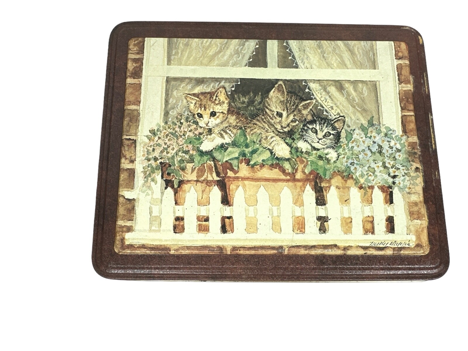 Christmas Tins Group of 7 Varied Shapes and Sizes