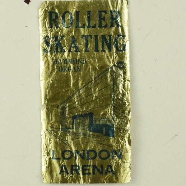 1930’s-50’s Roller Skating London Arena Hammond Organ Skating Label B5