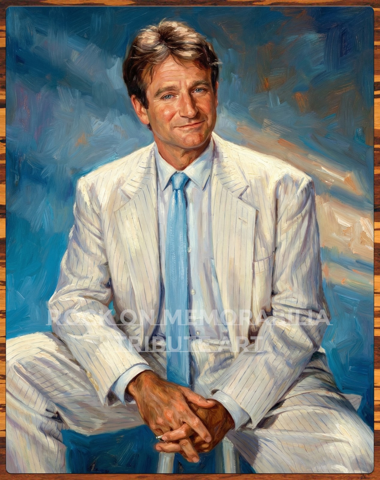 Robin Williams – Tribute Art – Premium Aluminum Metal Sign – 11 x 14