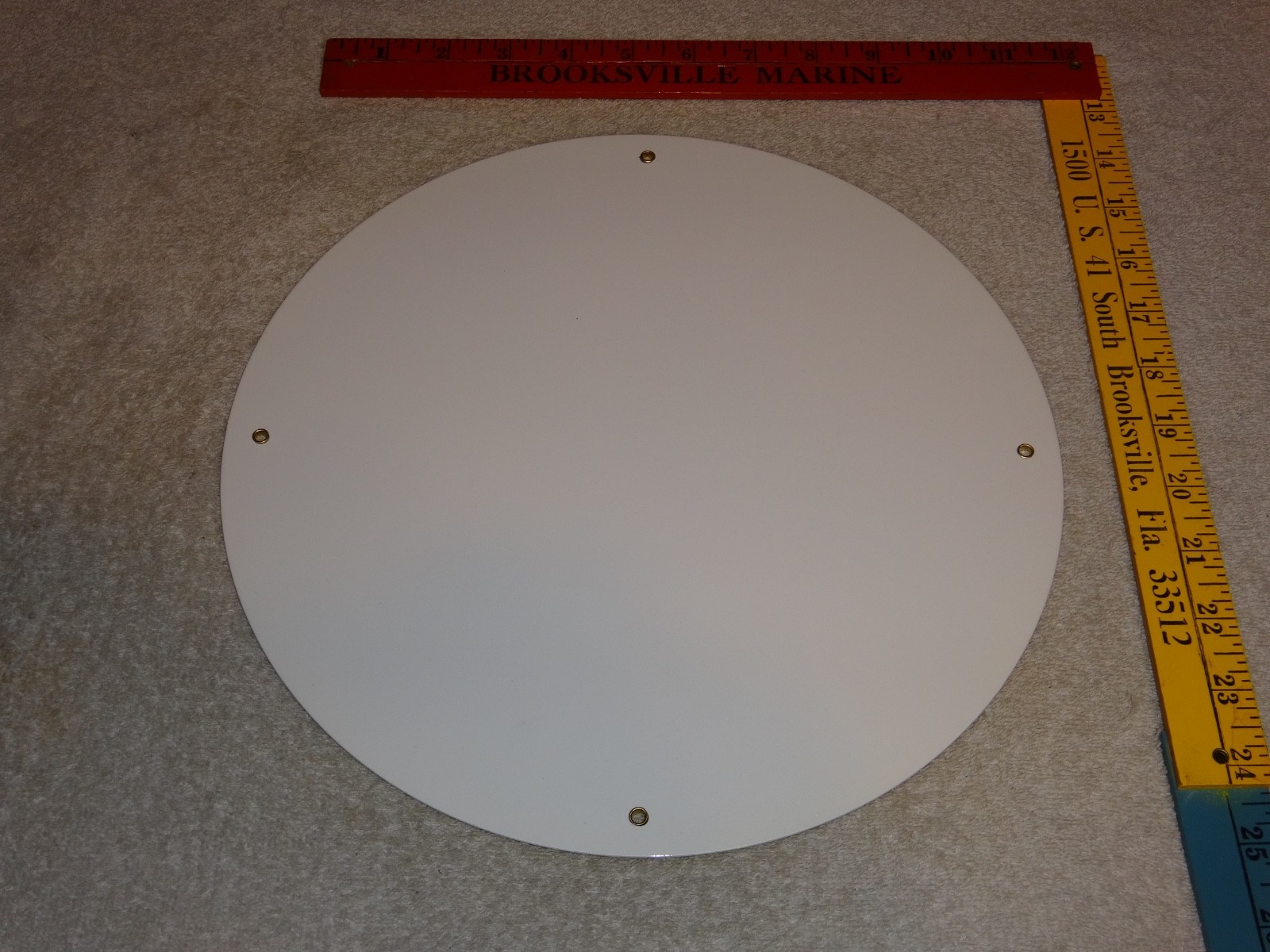 VINTAGE “CLARK GASOLINE” 11 3/4″ PORCELAIN METAL SERVICE STATION PUMP PLATE SIGN