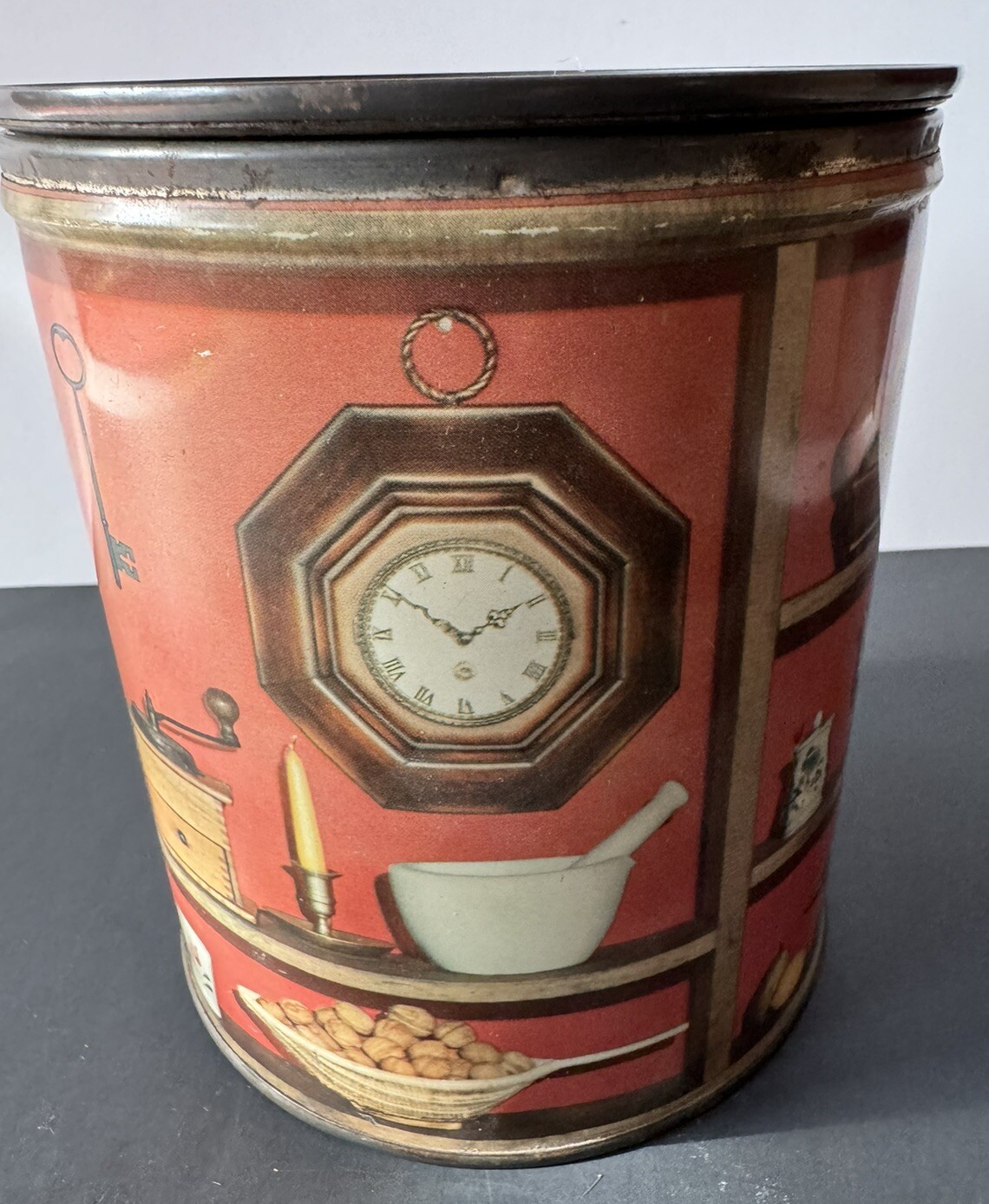 Proctor & Gamble FLUFFO Golden Fresh Shortening Tin With Lid