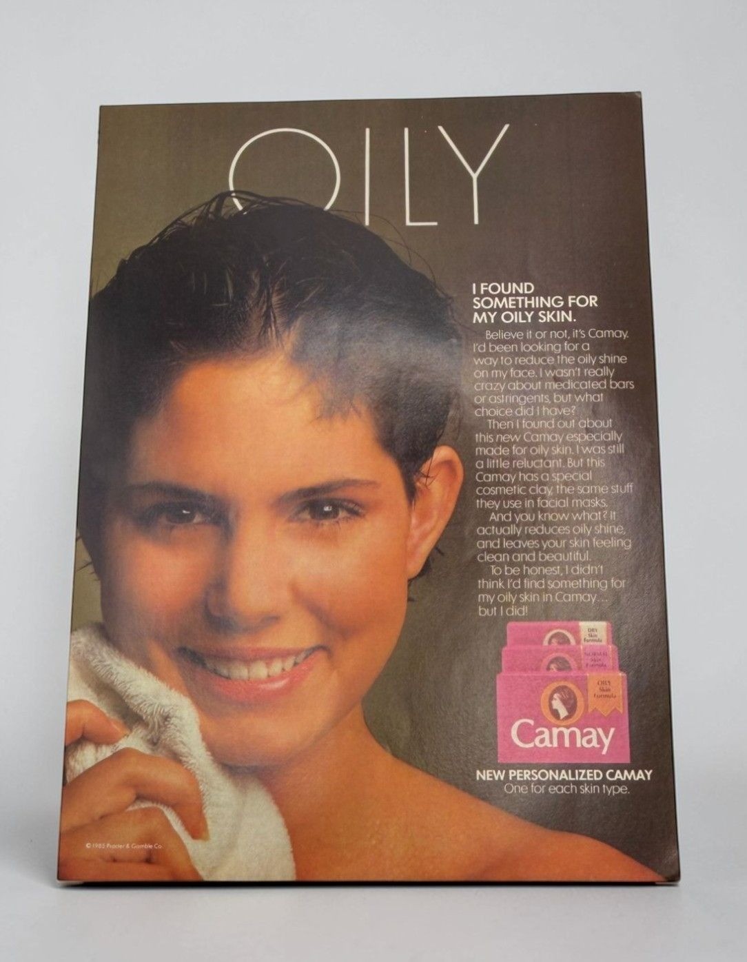 Camay Soap Vintage Print Ad 1980s Procter & Gamble Retro Beauty Skin Care