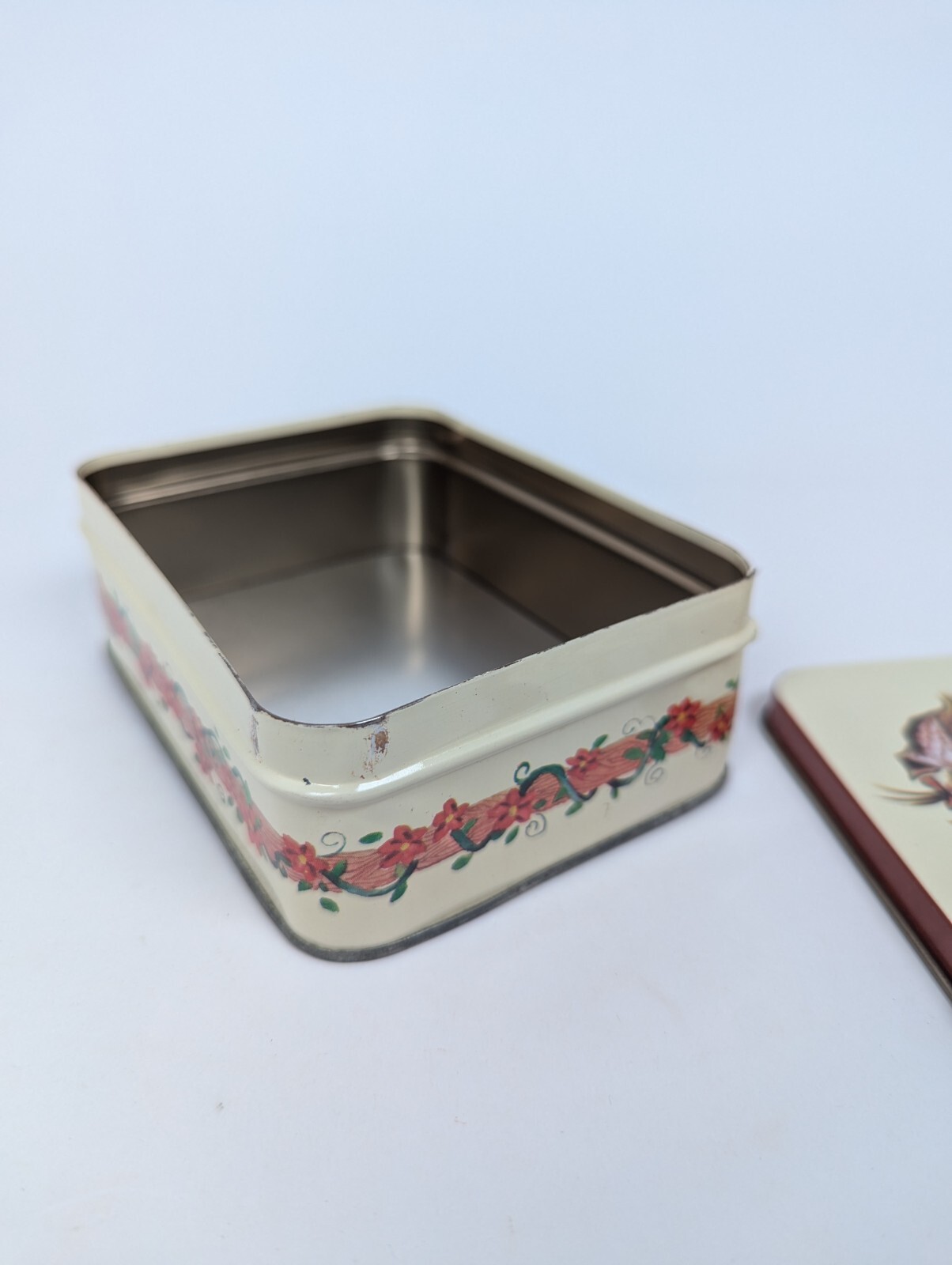 Tin Box Trinket Vintage Giftco Note Paper In Tin Box Little Boy * Girl