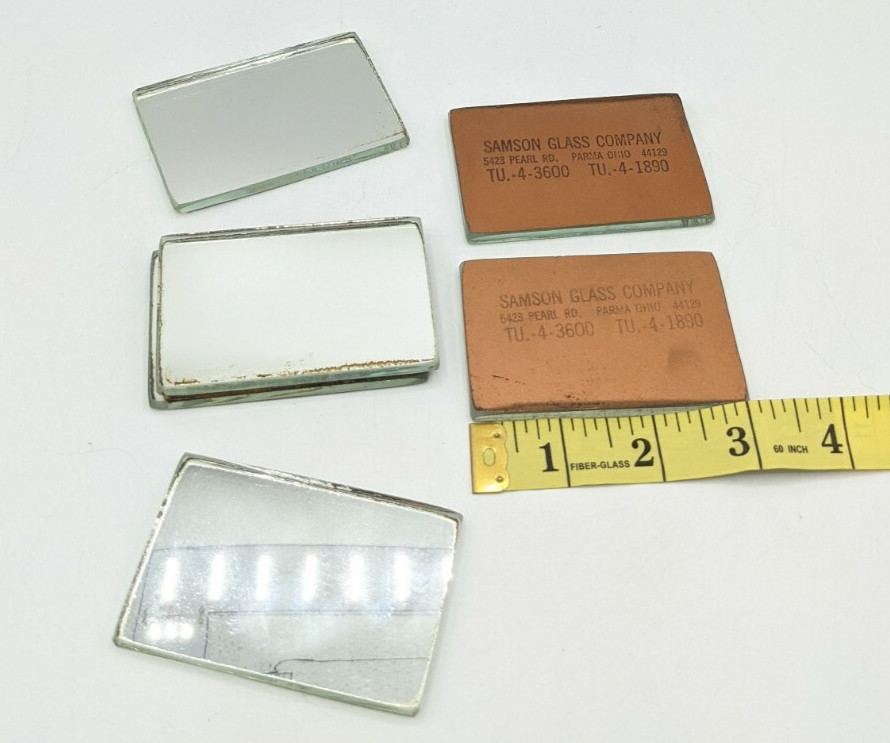 Vintage Salesman Samples Samson Glass Company Mirrors Parma, Ohio