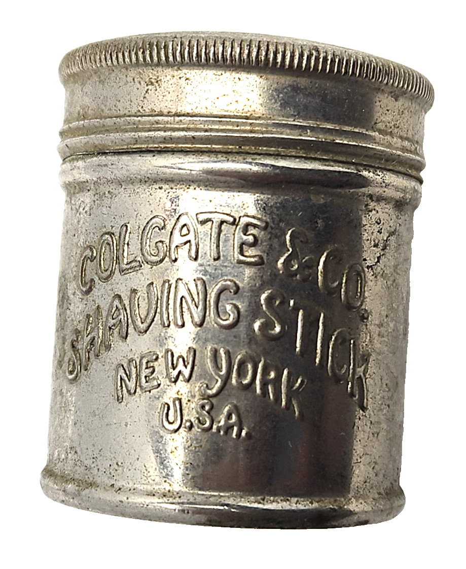 1930s Vintage Colgate & Co. Shaving Stick Advertising New York USA / 1.5″ Tall