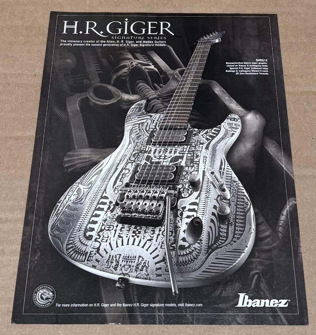 Ibanez Guitars – H.R. GIGER Signature Series – SHRG1Z – 2007 Print Ad