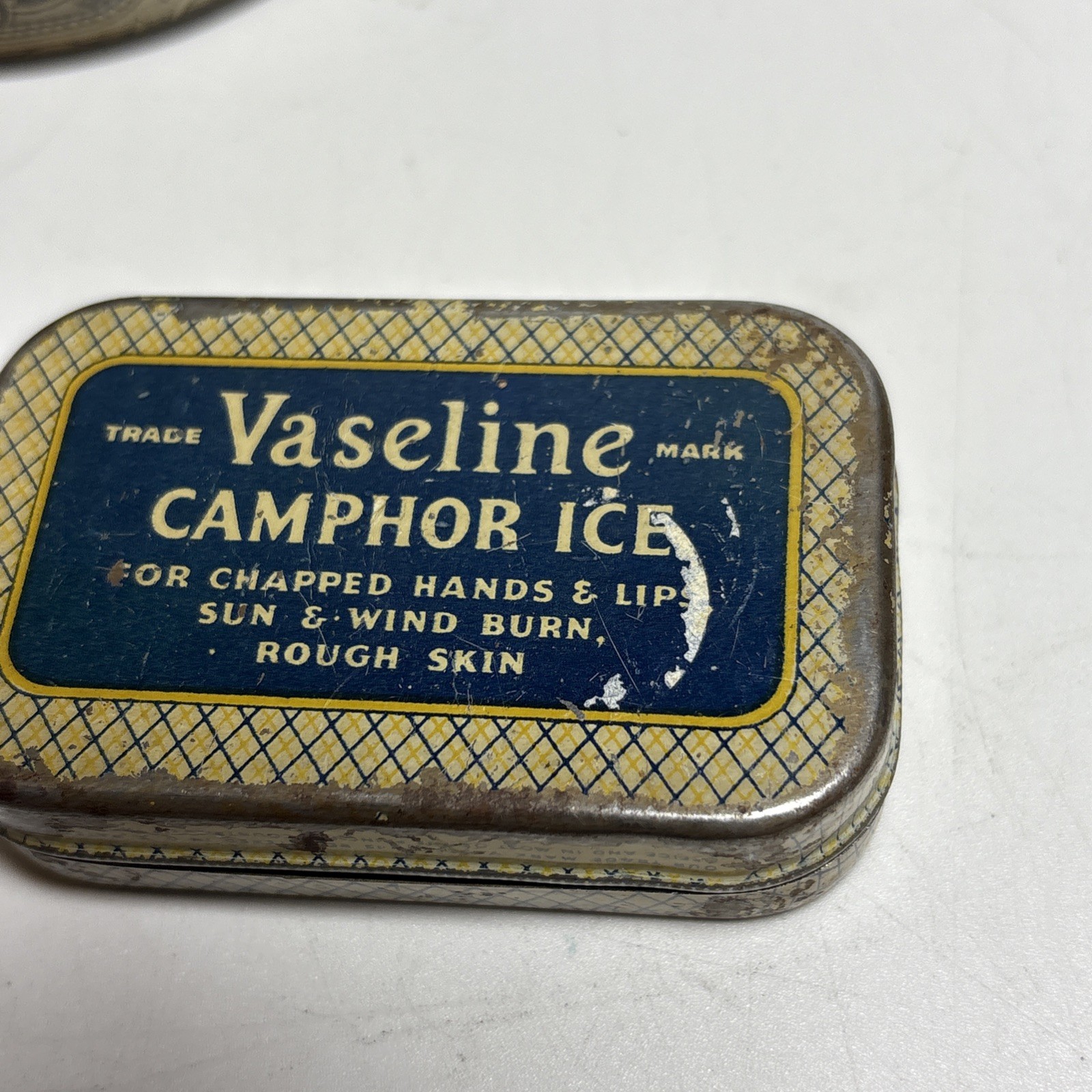 Smith Bros Cough Drops And Vaseline Camphor Ice Collectible Tins