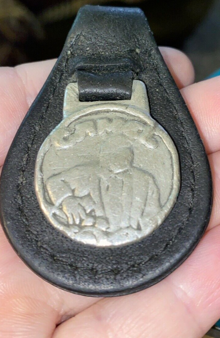 Vintage Camel Joe Garage Key Chain 1993 RJ Reynolds Tobacco Advertising Souvenir