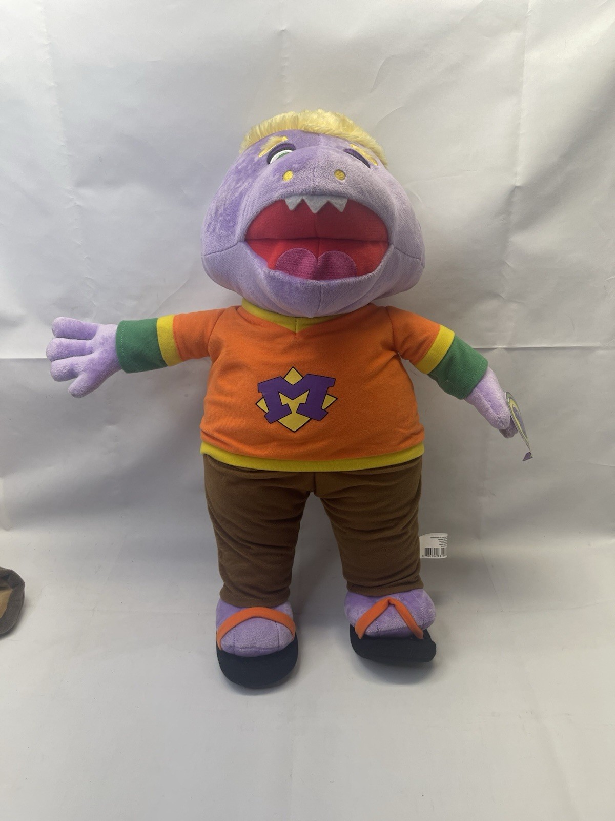 Mr. Munch Show Biz Pizza Plush Toy Chuck E. Cheese Time 32” Stuffed Animal VTG