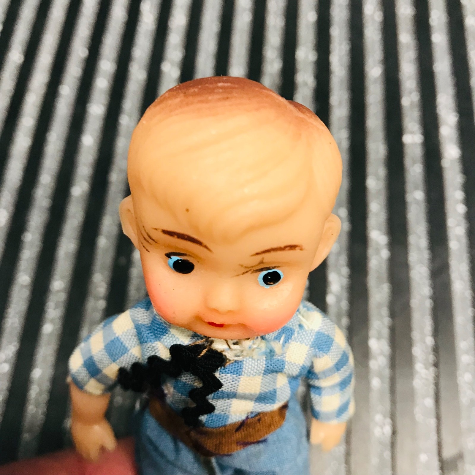 Very Rare Vintage “Buddy Lee type” Small Blow mold doll ,unmarked