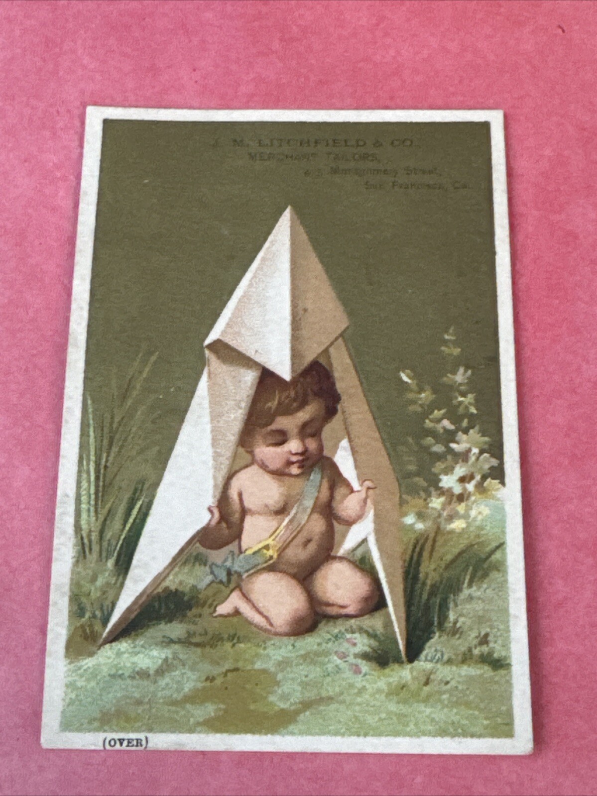 J. M. Litchfield & Co Trade Card-Merchant Tailors-San Francisco , CA. W211