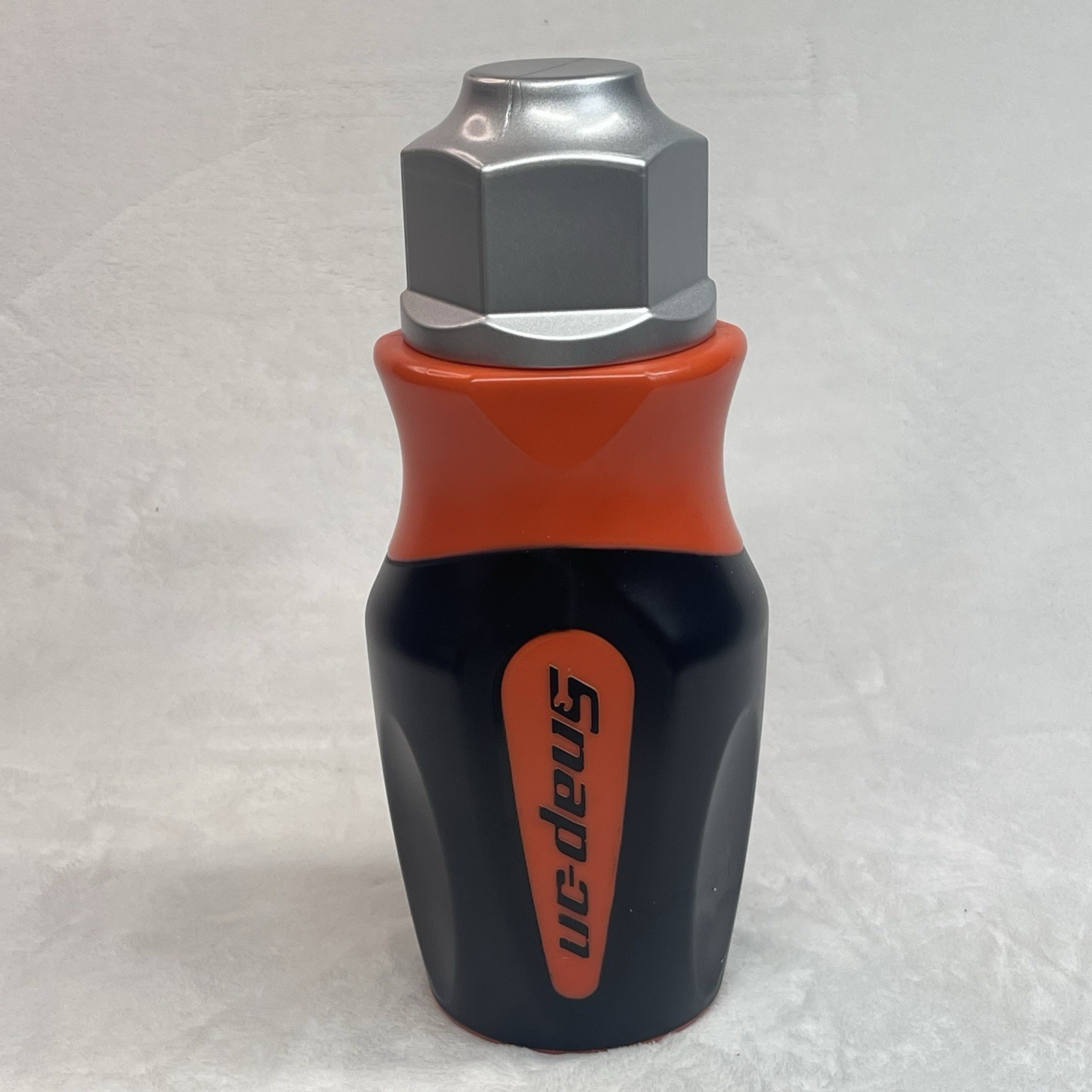 Snap-On Tools Screwdriver Thermos Insulated Bottle Orange Black 10″ Collectible