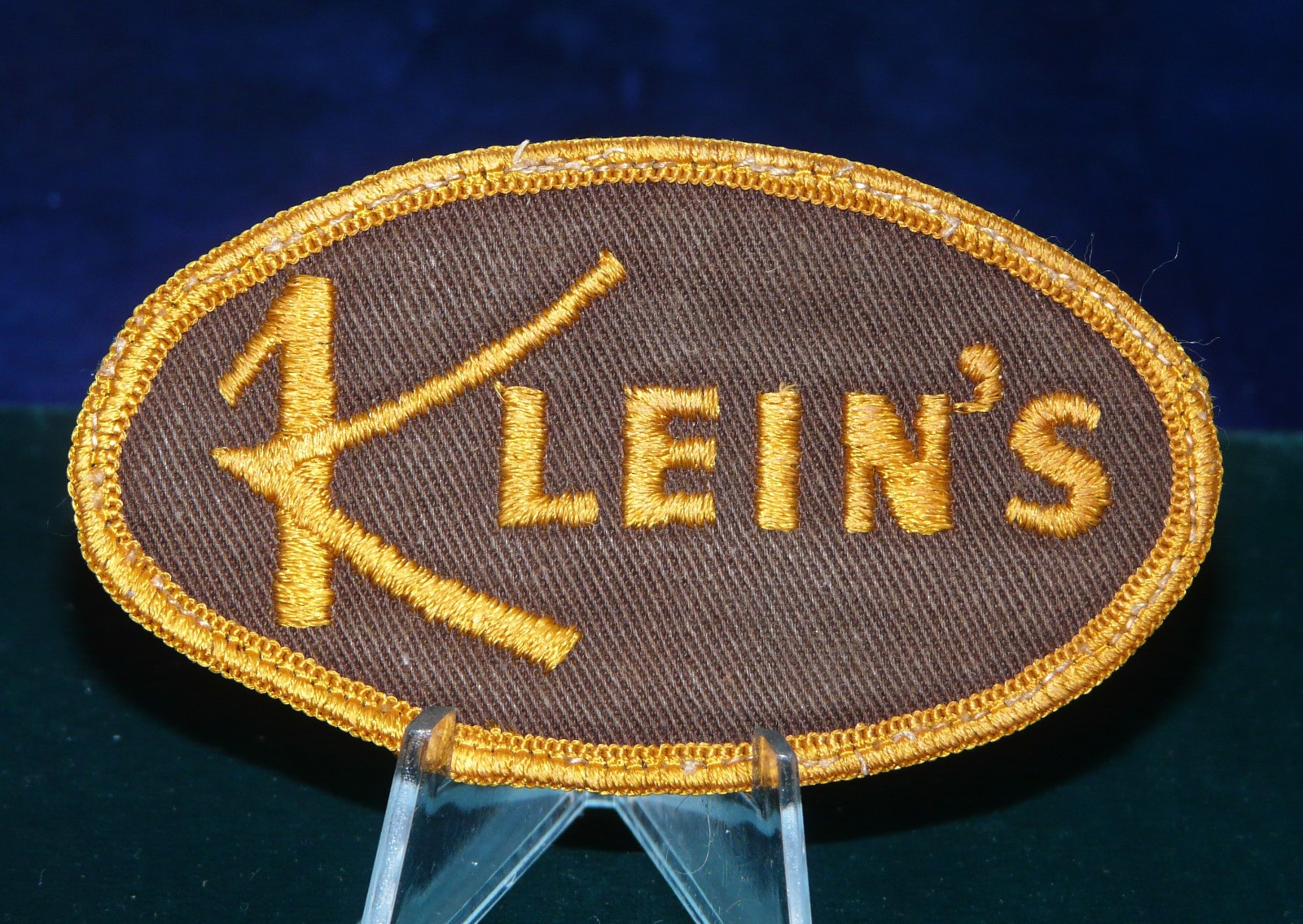 Klein’s Chocolate Elizabethtown,Pa.Klein’s Employee Garment Patch~Rare
