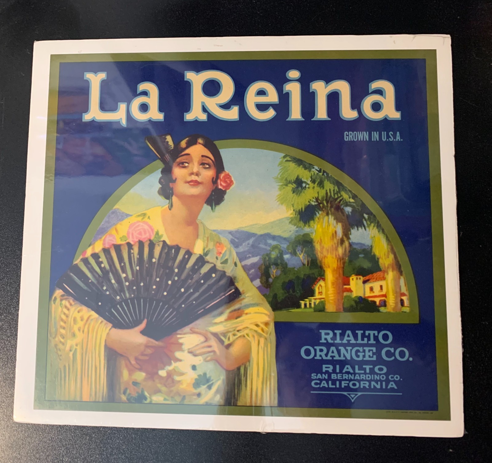 5 Crate Labels Vintage 1900s lot California Citrus Art 11×12″