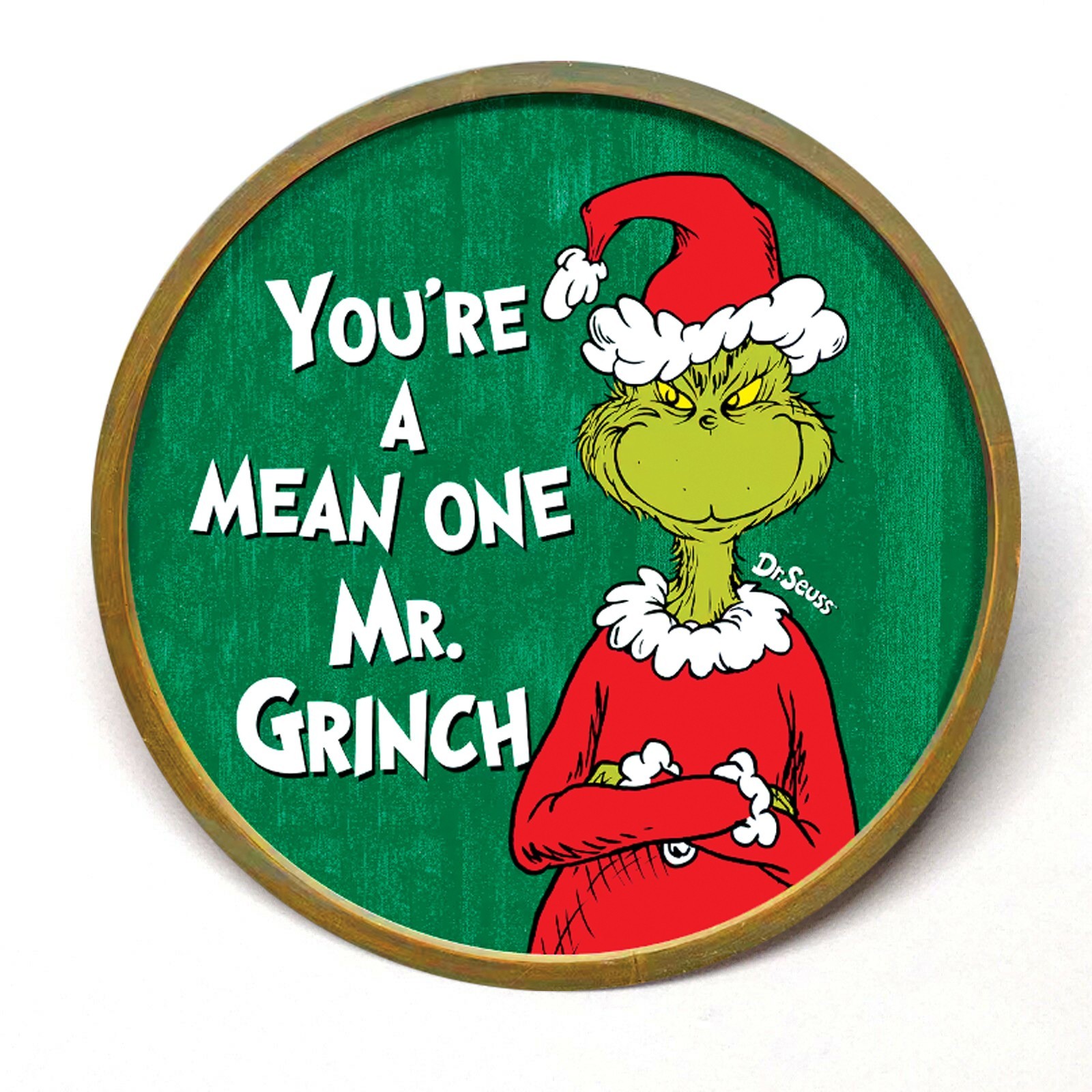 Mr Grinch Advertising Souvenir Pocket Mirror