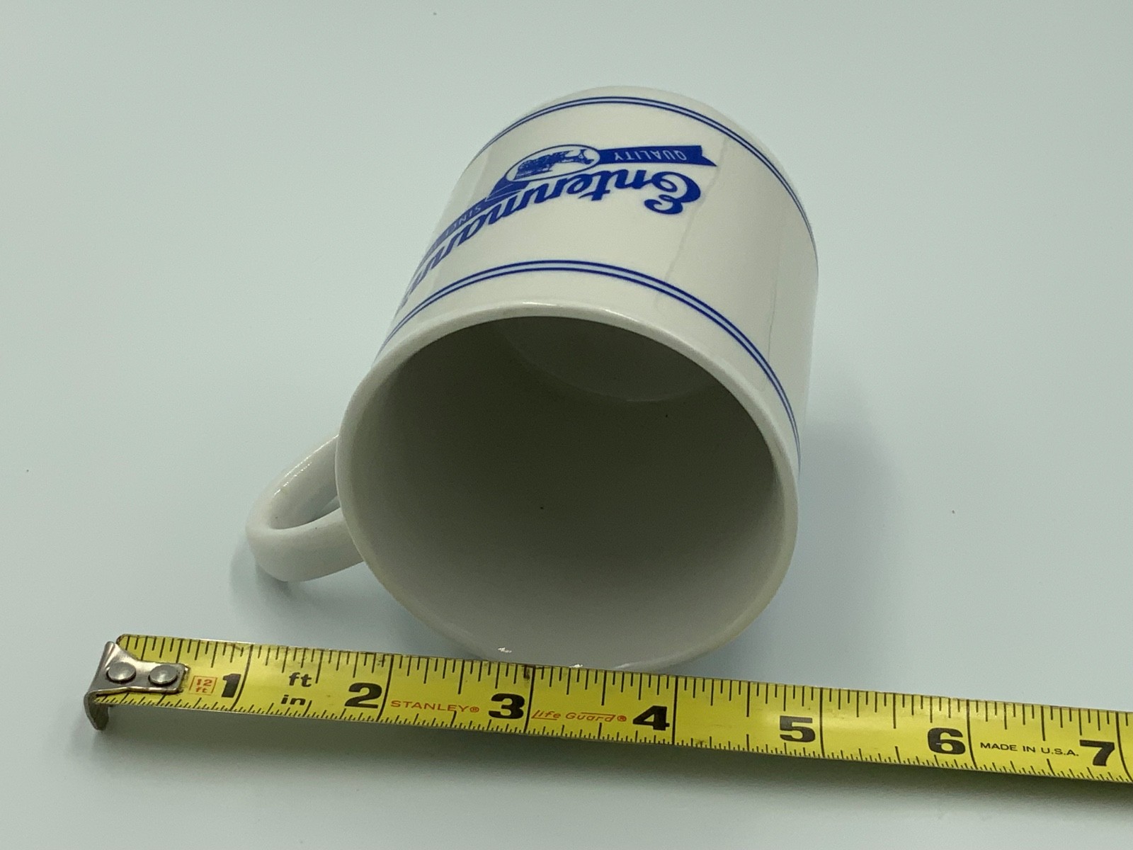 Vintage Entenmanns Coffee Mug 1898 Bakery Vintage Design Ceramic Cup 3.5in H