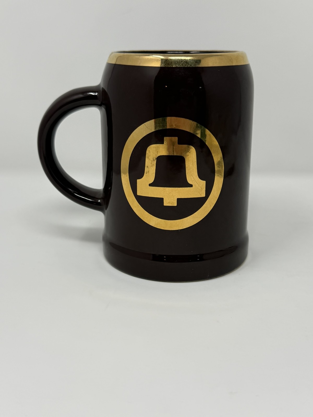 Vintage AT&T Bell System Certified Model SCC 1982 St. Louis Brown Gold Mug Stein