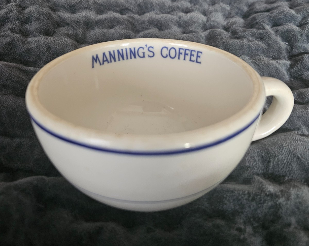 Vintage Manning’s Coffee Cup (Syracuse China 4-AA) 1946