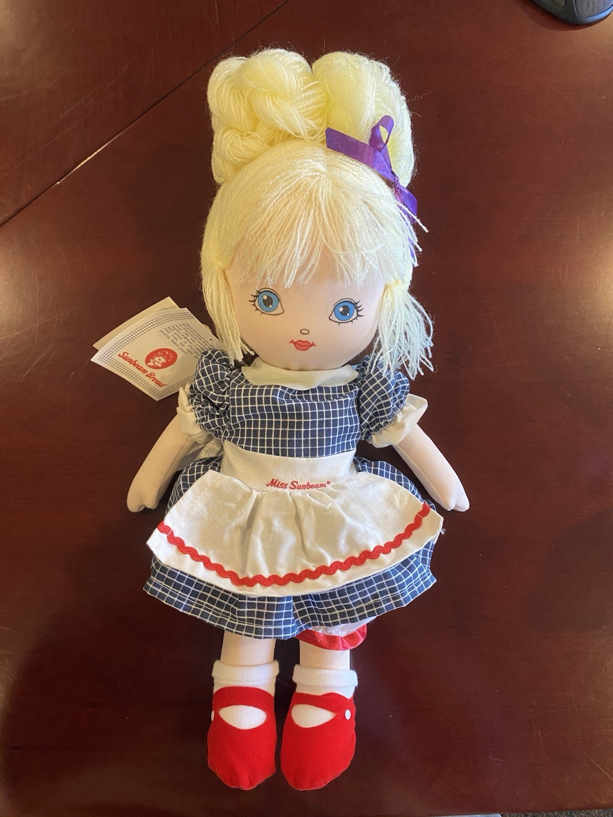 Vintage Little Miss Sunbeam Advertising Plush Doll NWT