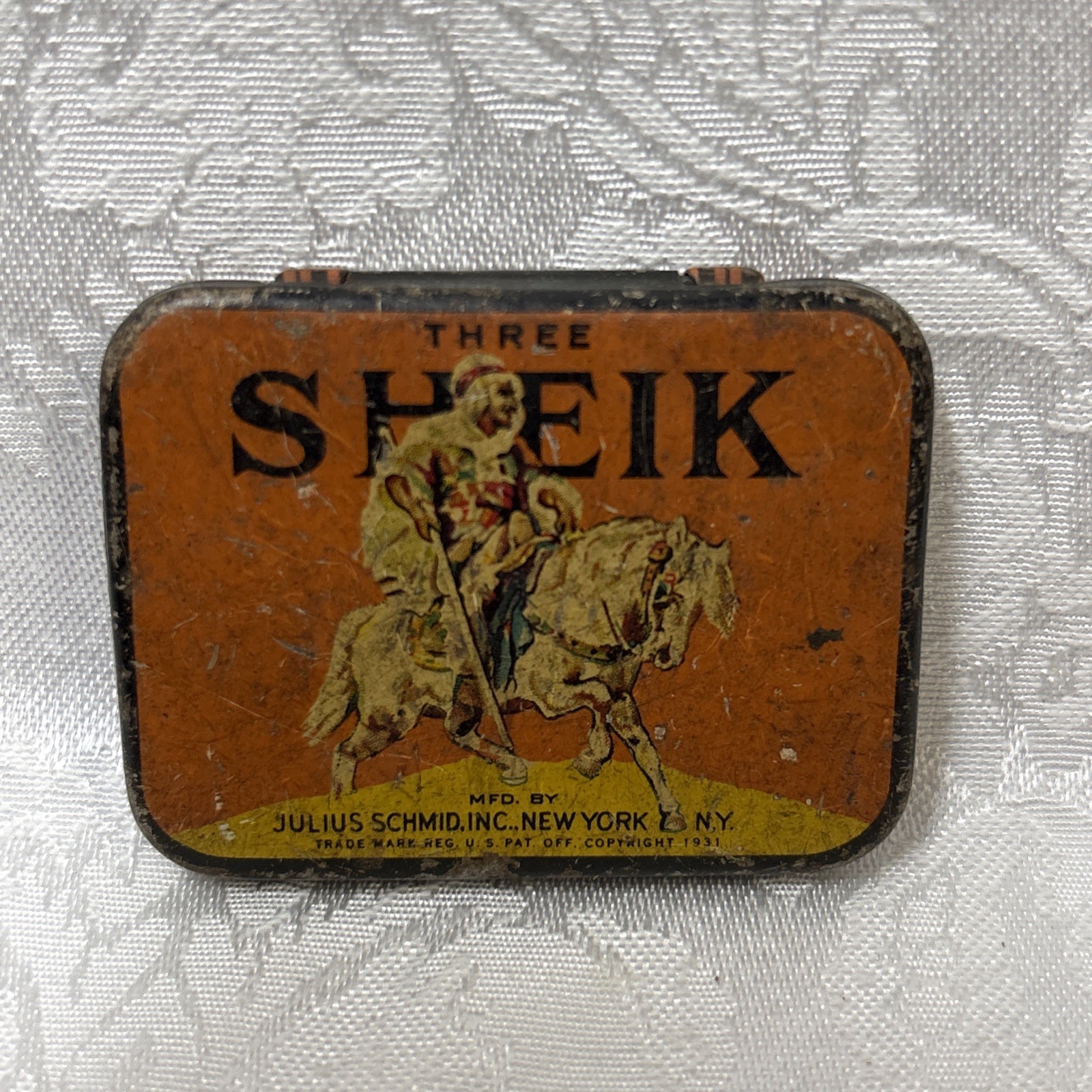 World War II Time Sheik Condom Prophylactic Tin