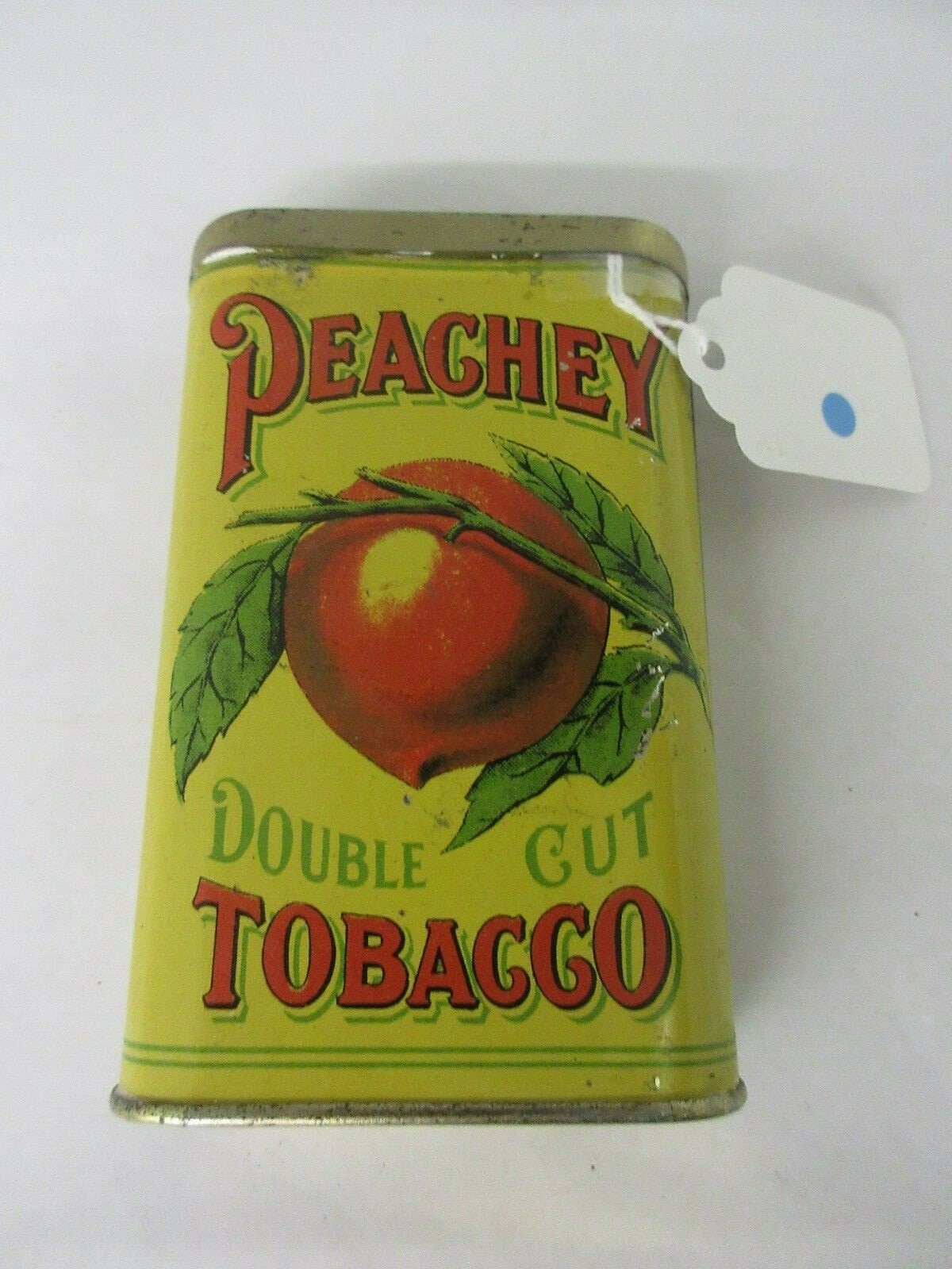 VINTAGE ADVERTISING PEACHEY VERTICAL POCKET TIN 567-R