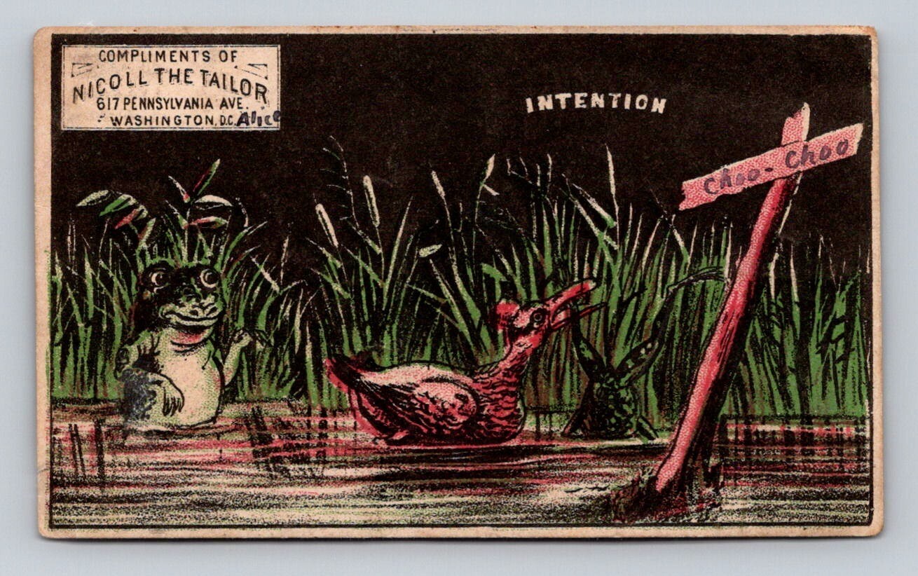 Nicoll The Tailor Duck Frog Intention Bowery Broadway NYC New York P156