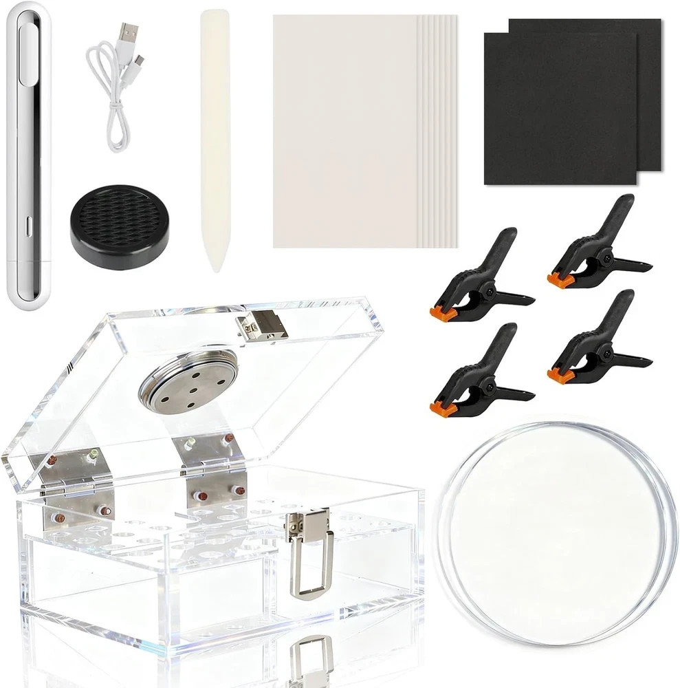 Card Cleaning Kit Flattening Restoration Repair Care Sport Card with Heat Pen, A