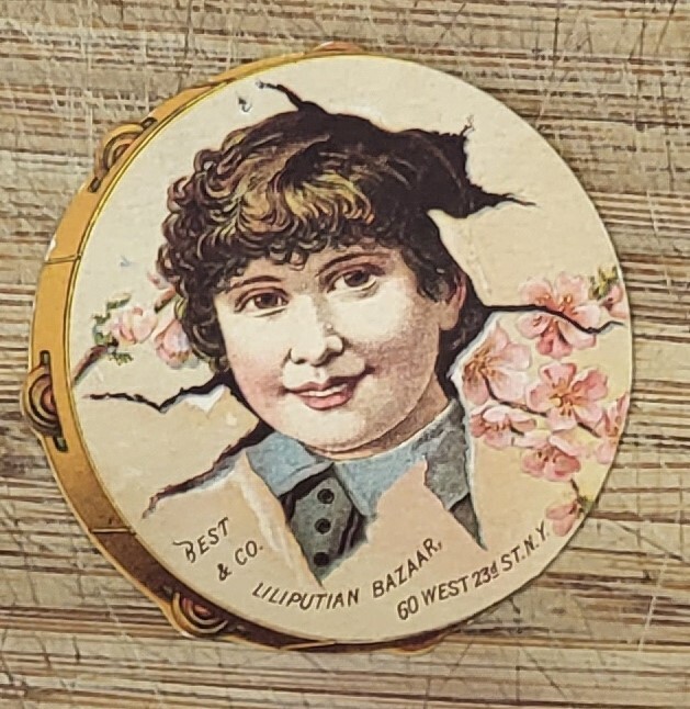 Victorian Trade Card Donaldson Brothers Five Points NY Liliputian Bazaar
