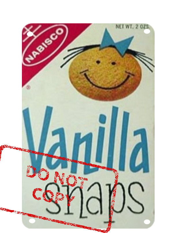 Nabisco Vanilla Snaps Classic Retro Advertisement 8×12 Aluminum Metal Sign