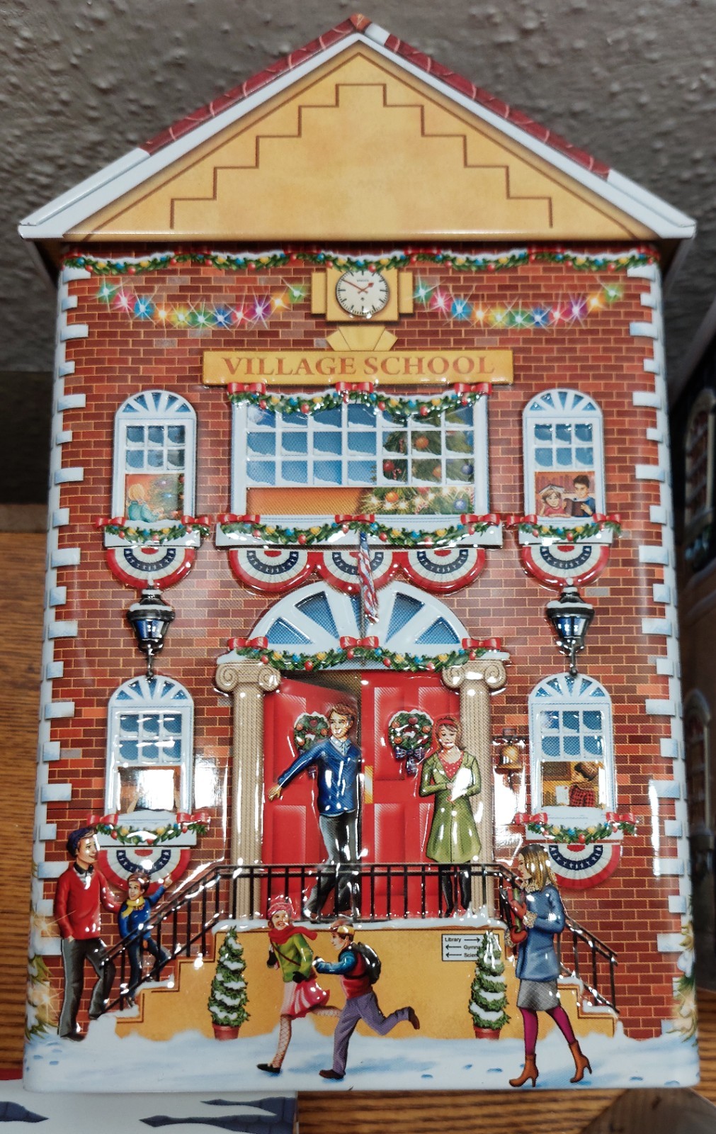 Harry London, Fannie May 2014 tin Christmas Village Anniversary Edition Set (5)