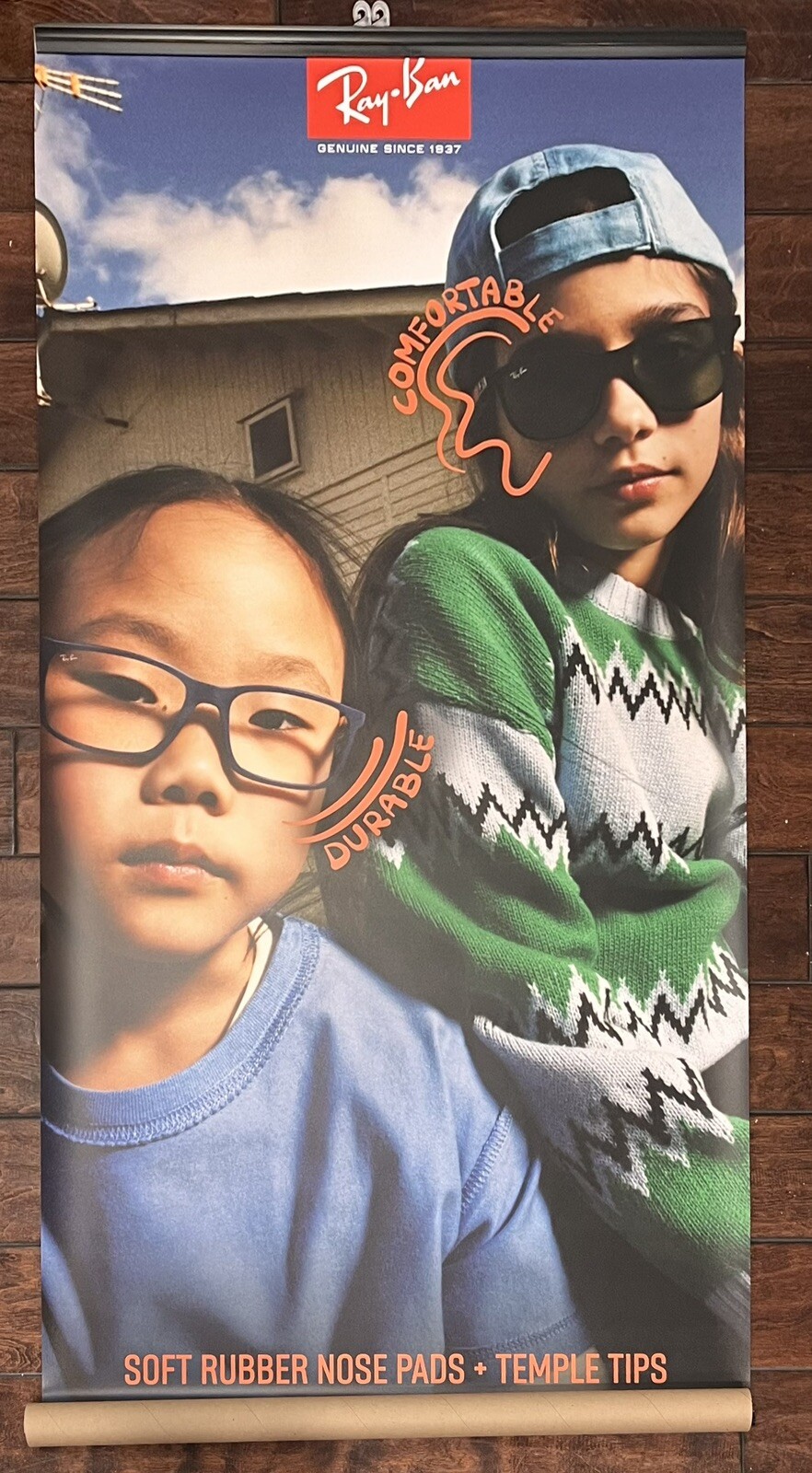 Ray-Ban Vinyl – Double Sided Display, Window & Store Display. BRAND NEW
