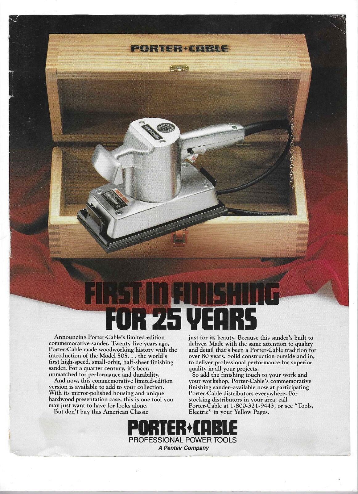 1990 Porter-Cable Power Tools & Makita Circular Saw Vintage Print Advertisements