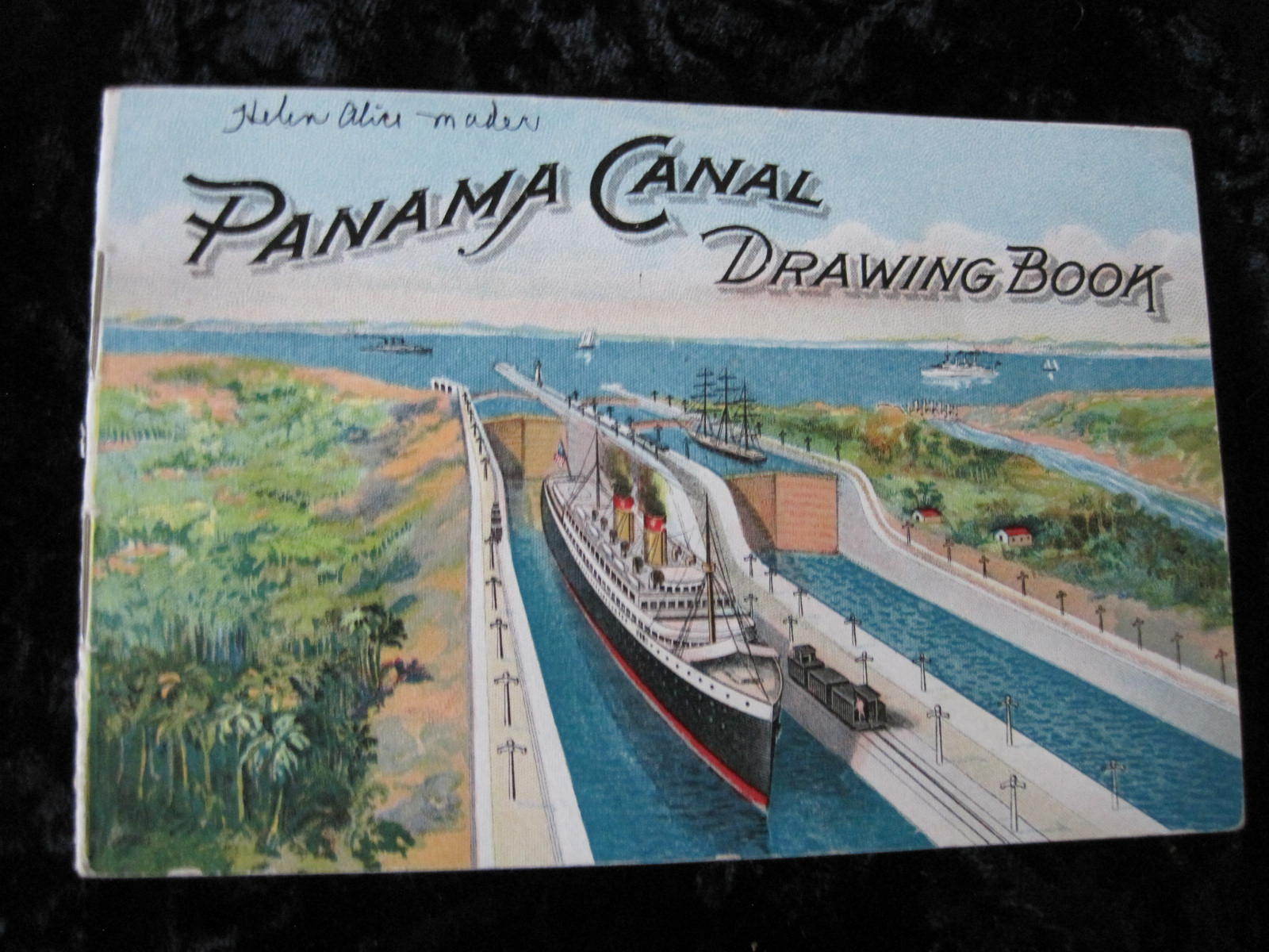 1914 Panama Canal Drawing Book Complements of Macklem Backing Company