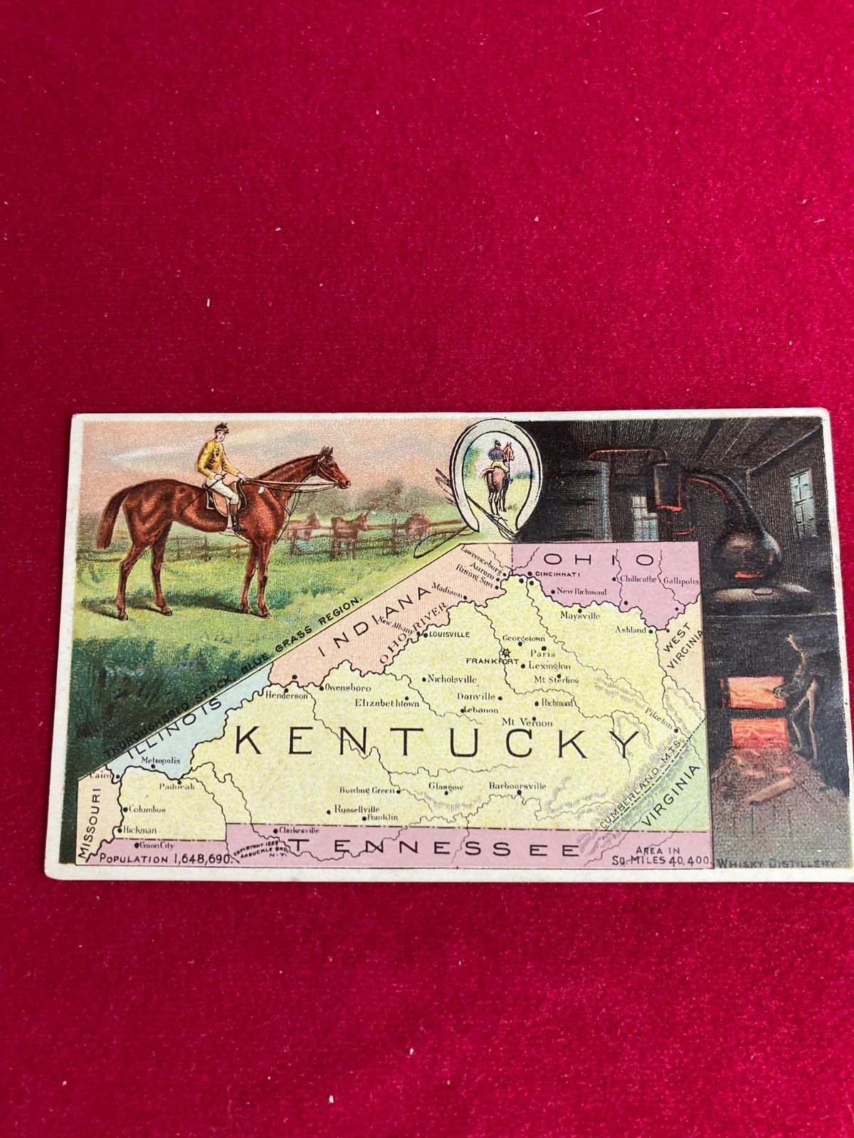 Victorian Trading Card – Arbuckle Bros. Coffee – Kentucky # 61